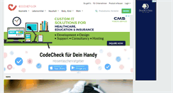 Desktop Screenshot of codecheck.info